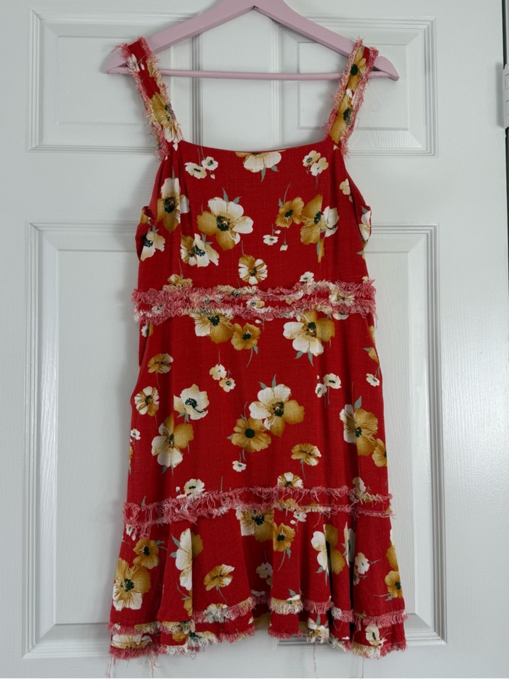 Fate LINEN Blend Summer Dress Size Medium